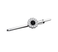 MQPALZKD Tie Bar Clips for Men Jewelry Clip Imitation-Plated with Crystal