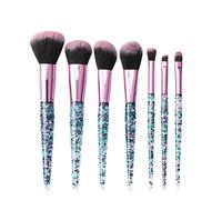 MQPALZKD Transparent Makeup Brushes Tool Set Transparent Cosmetic Eye Shadow Foundation Blush Blending Beauty Make Up Brush(D)