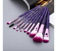 MQPALZKD Transparent Makeup Brushes Tool Set Transparent Cosmetic Eye Shadow Foundation Blush Blending Beauty Make Up Brush(D)