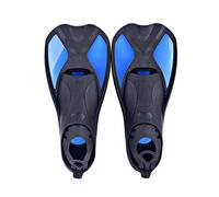 MQPALZKD Universal Full Foot Short Fins Scuba Diving Swim Training Flippers Kid Adult Swimming Fins Snorkeling Water Fin