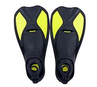 MQPALZKD Universal Full Foot Short Fins Scuba Diving Swim Training Flippers XXS/XS/S/M/L/XL Kid Adult Swimming Fins Snorkeling Water Fin(black-Blue Exorcist1,XS)