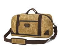 MQPALZKD Vintage Large Capacity Travel Bag Duffle Casual Canvas Single Shoulder Crossbody Travel Bag