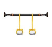 MQPALZKD Wall Mounted Horizontal Bars Set with Resistance Band/Hand Home Gym Chin Up Pull Up Training Bar Sport Fitness Equipment(65-90cm)