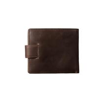 MQPALZKD Wallet Triple Fold Men's Top Layer Cowhide Multiple Card Slots Wallets