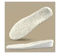 MQPALZKD Warmth Lamb Wool Insole Height Increasing Pad Men Women Height Lift Free to Cut Unisex Winter Inserts Shoe Pad(A3.5cm,39)