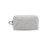 MQPALZKD Water Washed Kraft Paper Makeup Bag, Portable Portable Portable Storage Bag(Grey,110 * 195mm)