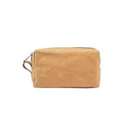 MQPALZKD Water Washed Kraft Paper Makeup Bag, Portable Portable Portable Storage Bag(Rosso,90 * 135mm)