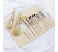 MQPALZKD White 12 Jack Cosmetic Bag Makeup Brushes Complete Set Of Beauty Tools Foundation Brush Concealer Brush