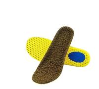 MQPALZKD Winter Cushioned EVA Insole Lamb Velvet Warm Breathable Sweat Absorbent Sports Insole(43-44)