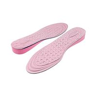 MQPALZKD Women Light Height Increased Insoles Soft Breathable Sport Sole Heel Lift Pad Memory Foam Massage Inserts Shoe(Pink 2.5cm,EU 37-38 (245MM))