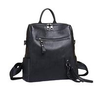 MQPALZKD Women's Leather Backpacks Large Capacity Versatile Fashion Ladies Multifunctional Soft Leather Anti-theft Backpacks