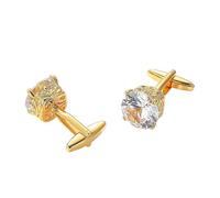 MQPALZKD Zircon Square Cufflink French Men's Shirt Cufflinks