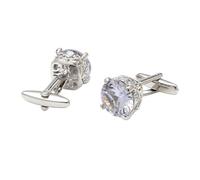 MQPALZKD Zircon Square Cufflink French Men's Shirt Cufflinks