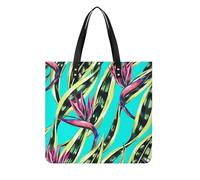 MQPYWLH Blue Leaf Women's Tote Bag Top Handle Handbag Shoulder Bag Shopper Bag 39x39cm
