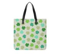 MQPYWLH Clever Leaf Women's Tote Bag Top Handle Handbag Shoulder Bag Shopper Bag 39x39cm
