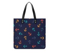 MQPYWLH Colorful Nautical Women's Tote Bag Top Handle Handbag Shoulder Bag Shopper Bag 39x39cm
