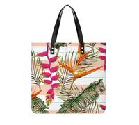 MQPYWLH Green Leaf Women's Tote Bag Top Handle Handbag Shoulder Bag Shopper Bag 39x39cm
