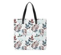 MQPYWLH Green Leaf Women's Tote Bag Top Handle Handbag Shoulder Bag Shopper Bag 39x39cm