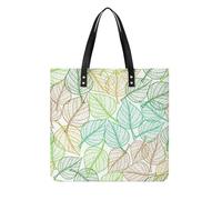 MQPYWLH Leaf Women's Tote Bag Top Handle Handbag Shoulder Bag Shopper Bag 39x39cm