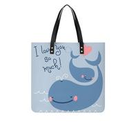 MQPYWLH Little Shark Women's Tote Bag Top Handle Handbag Shoulder Bag Shopper Bag 39x39cm