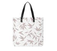 MQPYWLH Sketch Leaf Women's Tote Bag Top Handle Handbag Shoulder Bag Shopper Bag 39x39cm