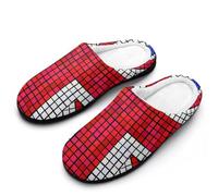 MQPYWLH Union Jack Women’S Cotton Slippers Memory Foam House Shoes Flats For Indoor Outdoor