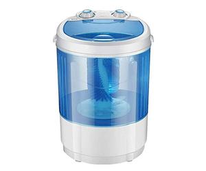 MQQ Electric Washing Machine,Mini Portable Compact 4.5Kg Washing Shoes Brush Machine Capacity Shoes Washer Washing Machine Spin Dryer