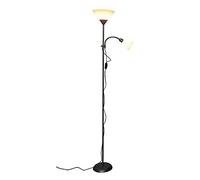 MQQ Reading Floor Lamp, 70.4 Inches Energy Saving Tall Standing Lamp LED Mother-Daughter 9W/5W Floor Lights With Modern Pole Traditional Metal Floor Lamps