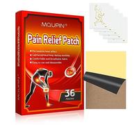 MQUPIN 36 PCS Pain Relief Patch Plaster,Heat Patches Pain Relief Patches for Back Knee Joint Neck Shoulder(4 Bags,9pcs/Box)