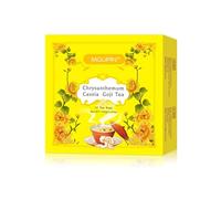MQUPIN Chrysanthemum Cassia Seed Tea Bags 3.6oz (0.18oz×20bags), Herbal Tea, Combination Health Tea Bags with Chrysanthemum, Cassia, Wolfberry, Osmanthus, Honeysuckle