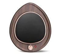 MQUPIN Coffee Mug Warmer for Desk with 2 Temperature Settings Control Electric Beverage Tea Milk Candle Warmer for Office Bedroom (Wood Grain)