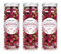 MQUPIN Rose Bud Tea Dried Red Rose-100% Natural Pure Flower Edible Buds Tea Culinary Food Grade Red Rosebud for Drinking DIY Gift (250g/3Packs)