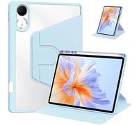 MQVQAUBST 360° Rotating Stand Tablet Case Suitable For Huawei Honor Pad V9 11.5inch ROL-W00 ROL-W10 2024 Auto-sleep/Wake Up Cover(Sky Blue)