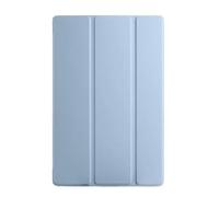MQVQAUBST Business Trifold Flip PU Leather Tablet Case Suitable For Huawei MatePad Pro 12.2" MRO-W00 W10 2024 Soft Back Stand Cover(Sky Blue)