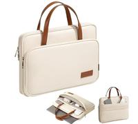 MQVQAUBST Laptop Bag Women Slim Briefcase Notebook Carring Case Suitable For MacBook/Huawei/Lenovo/Acer/Xiaomi 13.3 14 15 15.6 inch(13.3-14 inch)