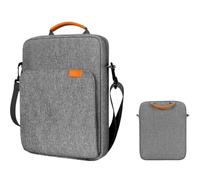 MQVQAUBST Portable Storage Tablet Bag Suitable For Lenovo Tab P12 /M11/K11 Plus /P11 5G Sleeve Pouch With Shoulder Strap(Light Gray,Tab P11 Plus 11")