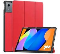 MQVQAUBST PU Leather Stand Tablet Case Suitable For Lenovo Xiaoxin Pad 11inch TB335FC 2025 Hard back Cover With Auto-sleep/Wake Up(Red)