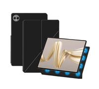 MQVQAUBST Tablet Case Suitable For Huawei MatePad Air 12inch BKY-W00 W10 2024 PU Leather Y-Fold Ultra Thin Magnetic Smart Cover(Black)