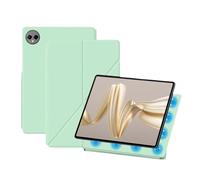 MQVQAUBST Y-folding Tablet Case Suitable For Huawei MatePad Pro 12.2 2024 PU Leather Ultra Thin Magnetic Smart Cover With Auto Wake UP(Light green)