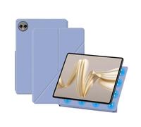 MQVQAUBST Y-folding Tablet Case Suitable For Huawei MatePad Pro 12.2 2024 PU Leather Ultra Thin Magnetic Smart Cover With Auto Wake UP(Purple)
