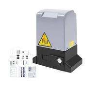 Mqwdxzfes 750W Sliding Gate Opener 220V, 1600kg Electric Gate Operator, Heavy Duty Gate Motor with 2 Remote Controls, Automatic Safety System for Driveway Villa Courtyard Gates up to 12m