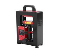 Mqwdxzfes 900W Heat Press Machine, Manual Hydraulic Rosin Press with Digital Timer, 6x12cm Electric Hot Press Machine, Heating Presser for T-Shirts Dried Flowers DIY Crafts, UK Plug 0-14000psi