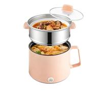 Mqwdxzfes Electric Hot Pot 1.7L (Pink)