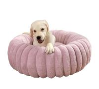 MQXDNFDC Dog Bed, Straight Plush Pet Mat Long Hair Round Cat Bed, Winter Warm Dog Bed, Non-Slip Bottom Machine Washable for Sleep Warm Kitten Puppy E,70cm(F,40cm)