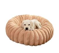 MQXDNFDC Dog Bed, Straight Plush Pet Mat Long Hair Round Cat Bed, Winter Warm Dog Bed, Non-Slip Bottom Machine Washable for Sleep Warm Kitten Puppy E,70cm(E,80cm)