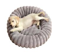 MQXDNFDC Dog Bed, Straight Plush Pet Mat Long Hair Round Cat Bed, Winter Warm Dog Bed, Non-Slip Bottom Machine Washable for Sleep Warm Kitten Puppy E,70cm(B,90cm)