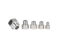 MQXFCZUX 1PC 304 Stainless Steel Straight-Through Reducing Fitting G3/4" Female - M22 Male Thread 20MPa MQXFCZUX