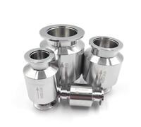 MQXFCZUX 1pc 304 Stainless Steel Tri Clamp Vacuum Inline One-Way Check Valve, KF40 MQXFCZUX