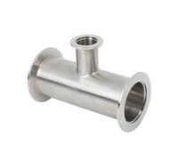 MQXFCZUX 1PC 304 Stainless Steel Vacuum Reducing Tee Fitting KF50-KF16-KF50 MQXFCZUX