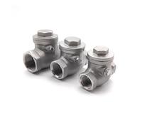 MQXFCZUX 1pc 304ss BSP 3/4" Female Thread Horizontal Check Valve MQXFCZUX